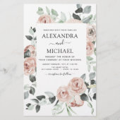 Budget Stusty Pink Floral Wedding (Voorkant)