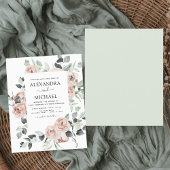 Budget Stusty Pink Floral Wedding