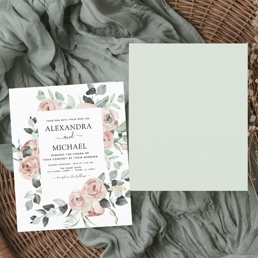 Budget Stusty Pink Floral Wedding