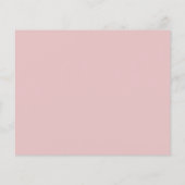Budget Stusty Pink Florals Vrouw 40e Partij Uitnod (Achterkant)