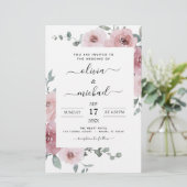 Budget Stusty Roos Pink Floral Wedding (Staand voorkant)