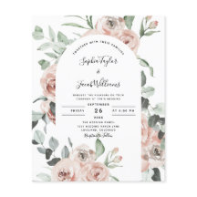 Budget Stusty Roses Floral Wedding