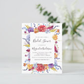 Budget Succulent Bridal Shower Invitation (Staand voorkant)