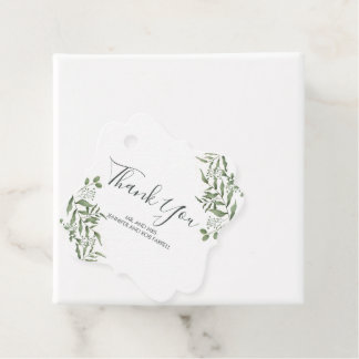Budget Succulent Eucalyptus Leaves Bedankt Bedankjes Labels