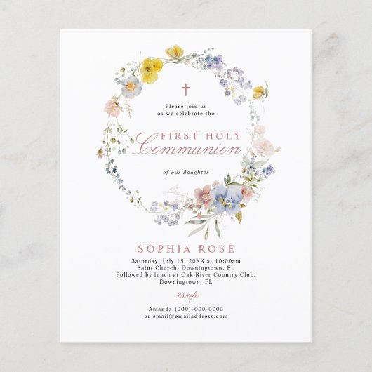 Budget Summer Boho Eerste Heilige Communauteit Uit (Voorkant)