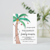 Budget Summer Family Reunion Uitnodiging (Staand voorkant)