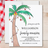 Budget Summer Family Reunion Uitnodiging