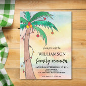 Budget Summer Family Reunion Uitnodiging