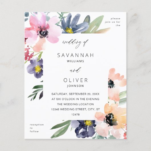 Budget Summer Floral Wedding (Voorkant)