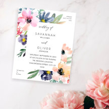 Budget Summer Floral Wedding