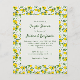 Budget  Summer Lemon Fruit Couples Shower