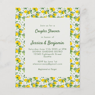 Budget  Summer Lemon Fruit Couples Shower