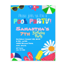 Budget Summer Pool Party Birthday Beach