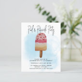 Budget Summer Pool Popsiment Party any Age Birthda (Staand voorkant)