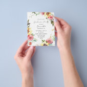 Budget Summer Sunflower Floral Gradual Party Flyer (Hand)