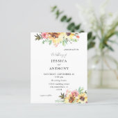 Budget Summer Sunflower Floral Wedding (Staand voorkant)