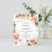 Budget Summer Sunflower Floral Wedding 2 (Staand voorkant)