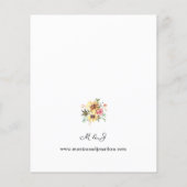 Budget Summer Sunflower Floral Wedding 2 (Achterkant)