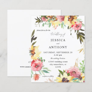 Budget Summer Sunflower Floral Wedding 2