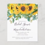 Budget Sunflower Bridal Shower Invitation<br><div class="desc">Budget Sunflower Bridal Shower Invitation **GELIEVE TE LEZENDEN VÓÓR AANKOOP** Begrotingsuitnodigingen zijn niet-standaardmaten (4, 5 x 5, 6 inch) en de dichtstbijzijnde montageenvelop is een A6 die in alle soorten kleuren in uw lokale kantoorwinkel verkrijgbaar is. De kartonnen voorraad is helder wit met een halfglanzende afwerking en 110 lbs gewicht,...</div>