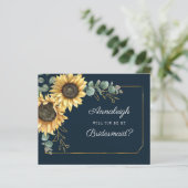 Budget Sunflower Eucalyptus is mijn Bridesmaid (Staand voorkant)