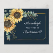 Budget Sunflower Eucalyptus is mijn Bridesmaid (Voorkant)