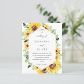 Budget Sunflower & Eucalyptus MOD Floral Wedding (Staand voorkant)
