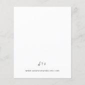 Budget Sunflower & Eucalyptus MOD Floral Wedding W (Achterkant)