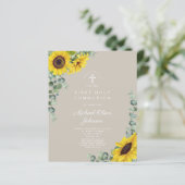 Budget Sunflower Eucalyptus Taupe First Community (Staand voorkant)