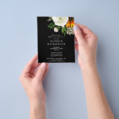Budget Sunflower Floral repesal Dinner B Flyer (Hand)