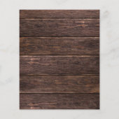 Budget Sunflower, Hout & Licht sparen de Datum (Achterkant)