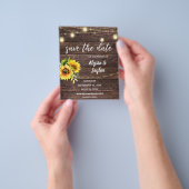 Budget Sunflower Houten & Slingerende Licht Opslag Flyer (Hand)