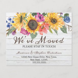 Budget Sunflower Moving   Adres wijzigen