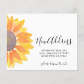 Budget Sunflower Moving Announge Kaart (Voorkant)