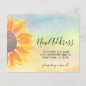 Budget Sunflower Moving Announge Kaart (Voorkant)