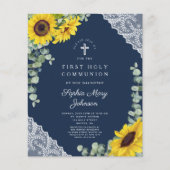 Budget Sunflower Navy Blue Lace First Community (Voorkant)