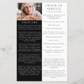 BUDGET Sunflower Photo Memorial Service Programme