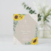 Budget Sunflower Taupe Lace First Community (Staand voorkant)