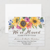 Budget Sunflower Verhuizen  | Adreswijziging  (Voorkant / Achterkant)