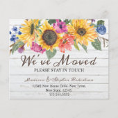 Budget Sunflower Verhuizen | Adreswijziging (Voorkant)