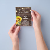 Budget Sunflower, Vrijgezellenfeest Hout Lights Fl Flyer (Hand)