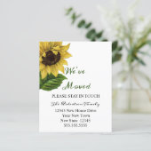 Budget Sunflower We verhuizen | Nieuw Adres (Staand voorkant)