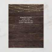 Budget Sunflower, Wood & Licht Graduparty (Achterkant)