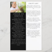 BUDGET Sunset Photo Memorial Service Programme (Achterkant)