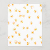 Budget Sunshine Little Brother Boho Baby shower (Achterkant)