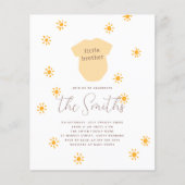 Budget Sunshine Little Brother Boho Baby shower (Voorkant)