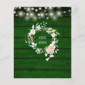 Budget Surprise Feest 50ste Verjaardag Rustiek (Achterkant)