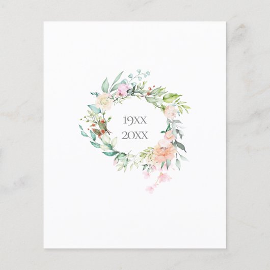 Budget Surprise Party 75e Jubileum Uitnodiging (Achterkant)