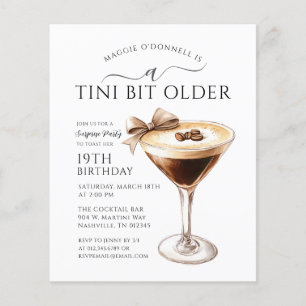 BUDGET SURPRISE PARTY Tini Bit Older Martini 19e