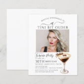 BUDGET SURPRISE PARTY Tini Bit Older Martini 30e (Voorkant / Achterkant)